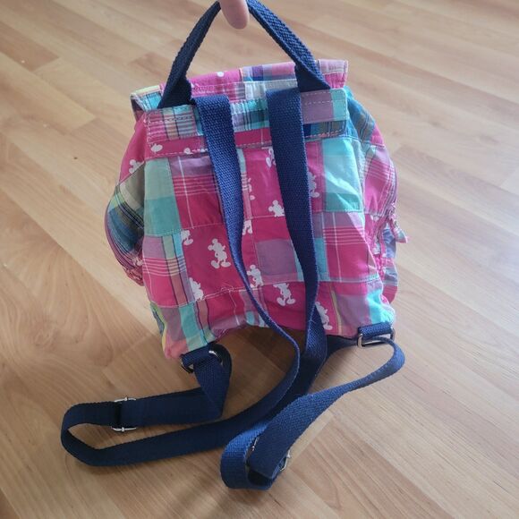 Disney Parks Mickey Mouse Pink Plaid Backpack Purse main image 6